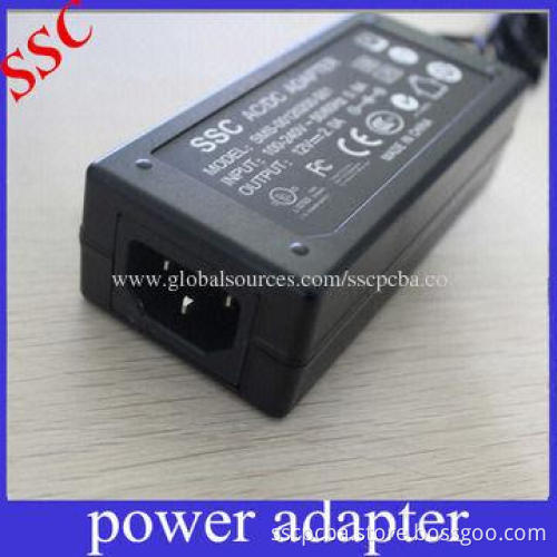 24W Switching Power Adapter, High Efficiency, 100% Full Load Burn-in Test